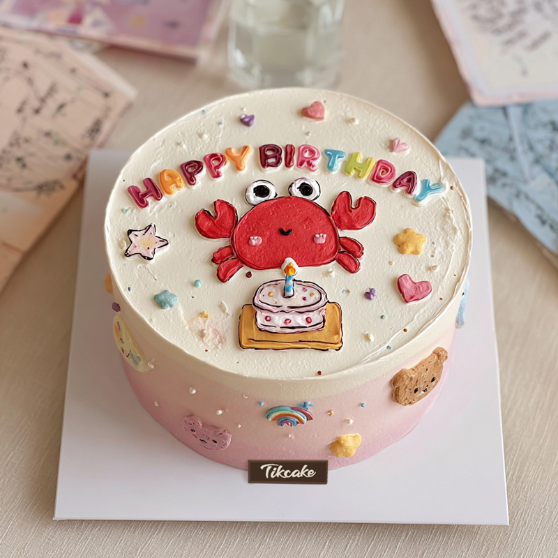 原创巨蟹座主题鲜奶蛋糕十一（6.22-7.22）