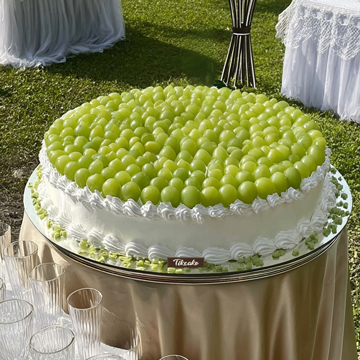 原创圆形水果鲜奶蛋糕（十三）